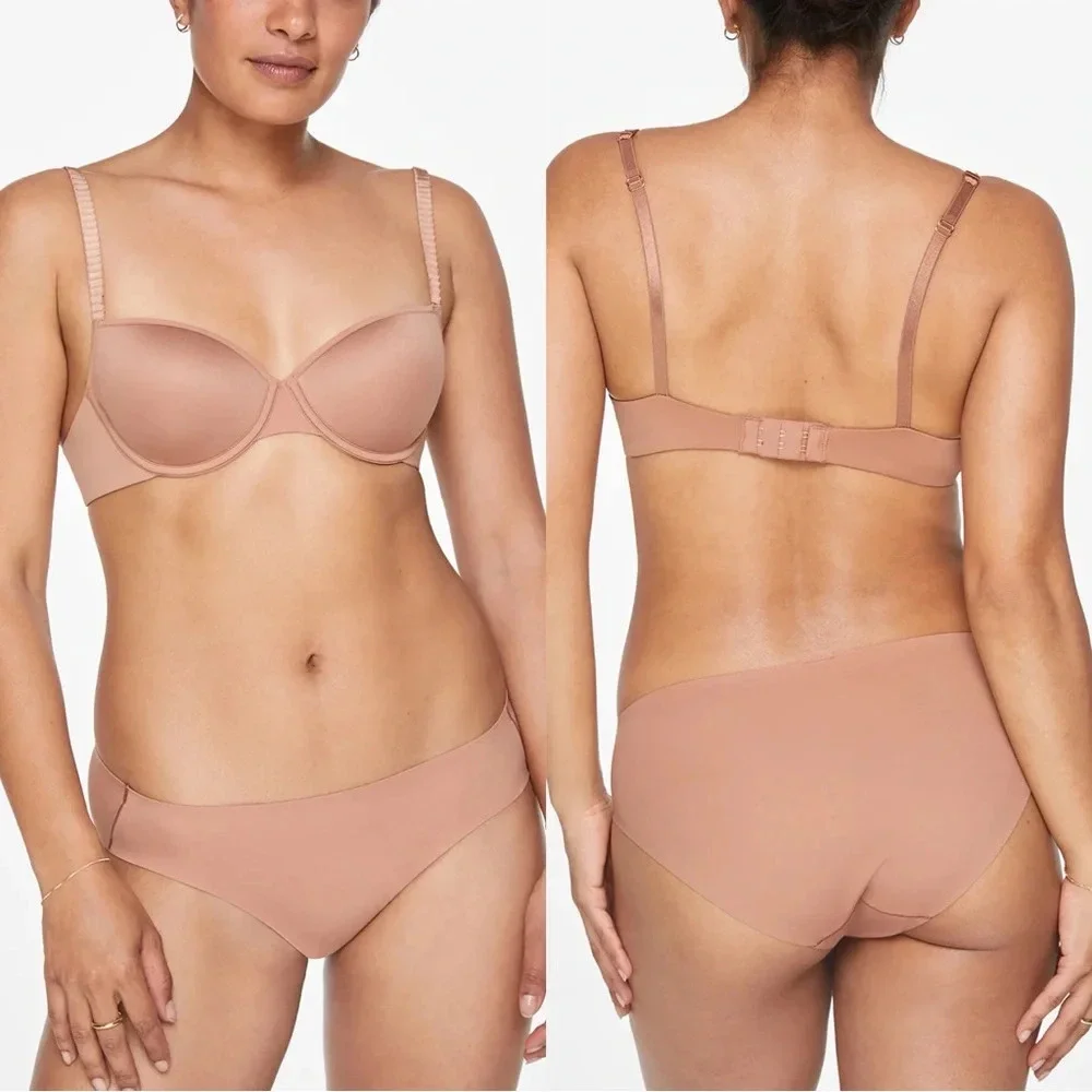ThirdLove 24/7 Classic T-Shirt Bra in Mocha 32C 1/2